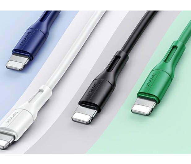 USAMS Kabel U68 lightning 2A Fast Charge 1m czarny (US-SJ500) - 1569018 - zdjęcie 3